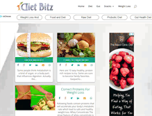 Tablet Screenshot of dietbitz.com